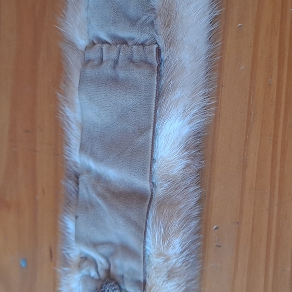 MINK SCARF COLLAR - Picture 7 of 8